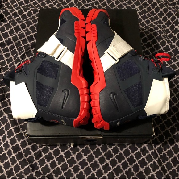 NIKE SFB MOUNTAIN X UNDERCOVER BOOTS NAVY BLUE RED OBSIDIAN SZ 10 NEW WARRIOR - Picture 5 of 16